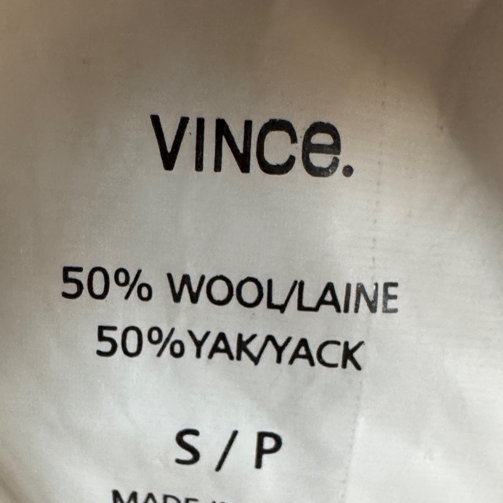Vince Cozy Cream Knit Cardigan Sweater Wool Blend - Picture 5 of 6